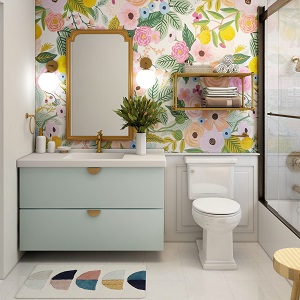 Цветная и яркая ванная комната: как преобразить санузел в Чулыме - chulym.mebel54.com | фото
