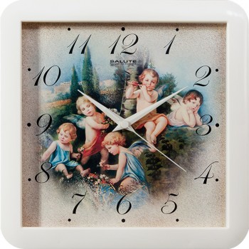 Часы настенные П-А7-327 Ангелы в Чулыме - chulym.mebel54.com | фото