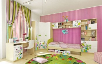 Детская комната Флёр (Белый/корпус Клен) в Чулыме - chulym.mebel54.com | фото