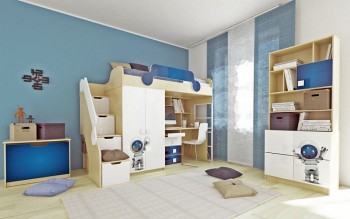 Детская комната Санни (Белый/корпус Клен) в Чулыме - chulym.mebel54.com | фото