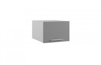 Гарда ГПГ 500 шкаф верхний горизонтальный глубокий (Белый Эмалит/корпус Серый) в Чулыме - chulym.mebel54.com | фото