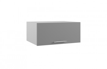Гарда ГПГ 800 шкаф верхний горизонтальный глубокий (Белый Эмалит/корпус Серый) в Чулыме - chulym.mebel54.com | фото