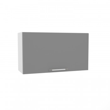 Гарда ВПГ 800 шкаф верхний горизонтальный высокий (Белый Эмалит/корпус Серый) в Чулыме - chulym.mebel54.com | фото