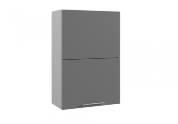 Капри ПГПМ 600 шкаф верхний Blum Aventos HF (Камень светлый/корпус Серый) в Чулыме - chulym.mebel54.com | фото