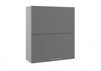 Капри ПГПМ 800 шкаф верхний Blum Aventos HF (Камень светлый/корпус Серый) в Чулыме - chulym.mebel54.com | фото