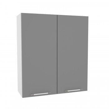 Капри ВП 800 шкаф верхний высокий (Липа белый/корпус Серый) в Чулыме - chulym.mebel54.com | фото
