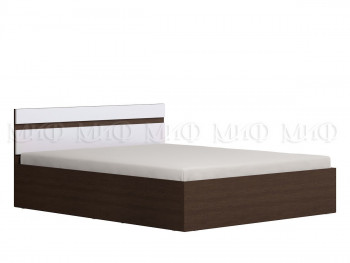 Ким кровать 1,4 (Венге/белый глянец) в Чулыме - chulym.mebel54.com | фото