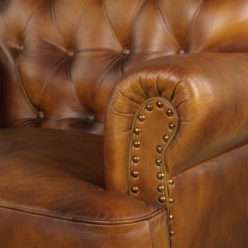 Кресло кожаное Чарльз в Чулыме - chulym.mebel54.com | фото