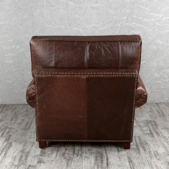 Кресло кожаное Лофт Аристократ (ширина 1100 мм) в Чулыме - chulym.mebel54.com | фото