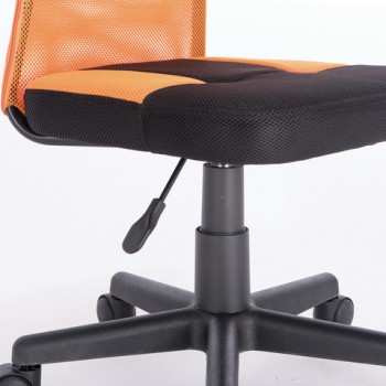 Кресло компактное BRABIX Smart MG-313 (черный, оранжевый) в Чулыме - chulym.mebel54.com | фото