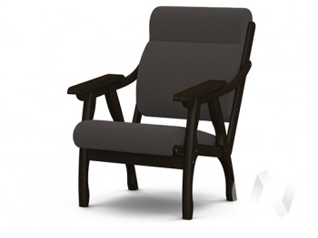 Кресло Вега-10 (венге лак/ULTRA GRAFIT) в Чулыме - chulym.mebel54.com | фото