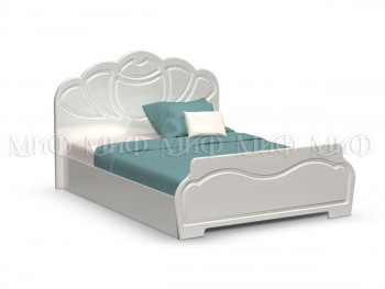 Кровать 1,6м Гармония (Белый/Белый глянец) в Чулыме - chulym.mebel54.com | фото
