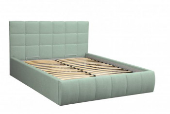 Кровать "Диана" ш. 1400 (Н=1010мм) (жаккард аква) в Чулыме - chulym.mebel54.com | фото