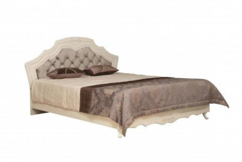 Кровать двойная "Кантри" (вудлайн кремовый/патина/ортопед/1820) в Чулыме - chulym.mebel54.com | фото