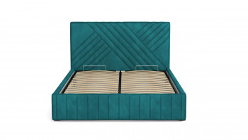 Кровать Гамма ш. 1400 (без основания для хранения) (велюр тенерифе изумруд) в Чулыме - chulym.mebel54.com | фото