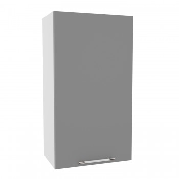 Квадро ВП 500 шкаф верхний высокий (Белый софт/корпус Серый) в Чулыме - chulym.mebel54.com | фото