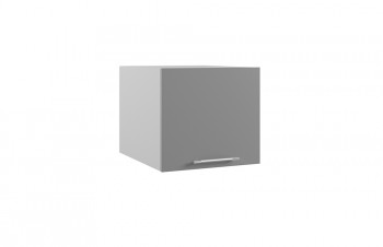 Лофт ГВПГ 500 шкаф верхний горизонтальный глубокий высокий (Штукатурка белая/корпус Серый) в Чулыме - chulym.mebel54.com | фото