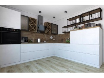 Модульная кухня Бронкс 1,8 м (Кварц) в Чулыме - chulym.mebel54.com | фото