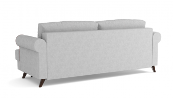 Оливер / диван - кровать 3-х местн. (еврокнижка) (велюр велутто серебряный 52 в Чулыме - chulym.mebel54.com | фото