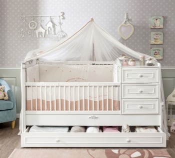 ROMANTIC BABY Детская кровать-трансформер 20.21.1015.00 в Чулыме - chulym.mebel54.com | фото