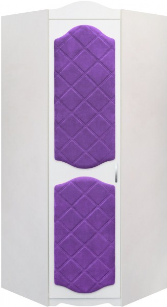 Шкаф угловой Иллюзия 32 Фиолетовый в Чулыме - chulym.mebel54.com | фото