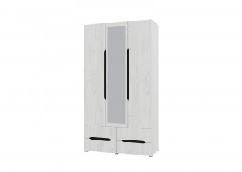 Шкаф 3-х створчатый с ящиками и зеркалом Вега (Прованс) в Чулыме - chulym.mebel54.com | фото