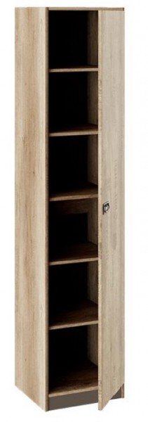 Шкаф для белья «Пилигрим» (Дуб Каньон светлый, Фон серый) в Чулыме - chulym.mebel54.com | фото