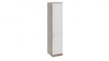Шкаф для белья с 1-ой дверью правый «Прованс» (Дуб Сонома трюфель/Крем) 440 в Чулыме - chulym.mebel54.com | фото