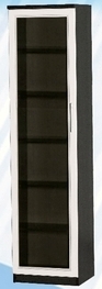 Шкаф средний со стеклодверью ДЛЯ ГОСТИНОЙ ШСС-450 Венге/Дуб выбеленный в Чулыме - chulym.mebel54.com | фото