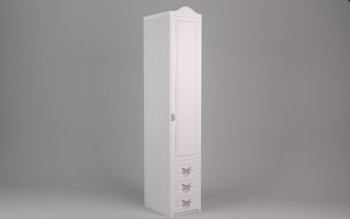 Шкаф угловой Бэлла с ящиками (Выбеленное дерево/Белый) в Чулыме - chulym.mebel54.com | фото