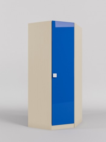 Шкаф угловой (угловая секция) Скай люкс (Синий/корпус Клен) в Чулыме - chulym.mebel54.com | фото