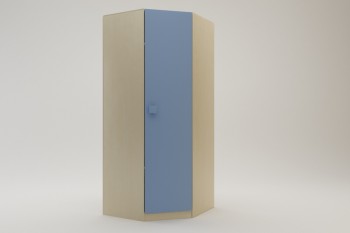 Шкаф угловой (угловая секция) Скай (Синий/корпус Клен) в Чулыме - chulym.mebel54.com | фото