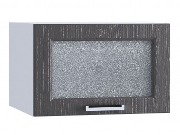 Шкаф верхний горизонтальный со стеклом 510, ШВГС 510 (Клен серый/корпус белый) в Чулыме - chulym.mebel54.com | фото