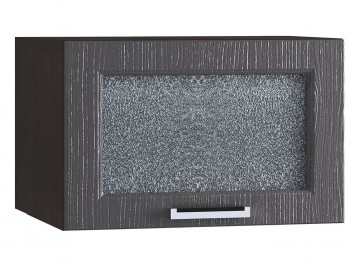 Шкаф верхний горизонтальный со стеклом 510, ШВГС 510 (Клен серый/корпус венге) в Чулыме - chulym.mebel54.com | фото