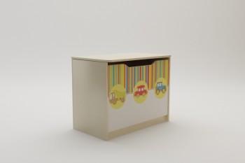 Ящик для игрушек Клаксон (Бежевый/корпус Клен) в Чулыме - chulym.mebel54.com | фото