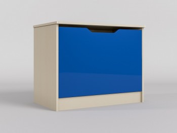Ящик для игрушек Скай люкс (Синий/корпус Клен) в Чулыме - chulym.mebel54.com | фото
