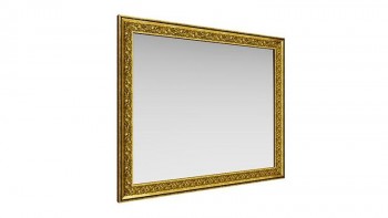 Зеркало навесное "Айрум"/(дуб кальяри / профиль: золото с орнаментом) в Чулыме - chulym.mebel54.com | фото